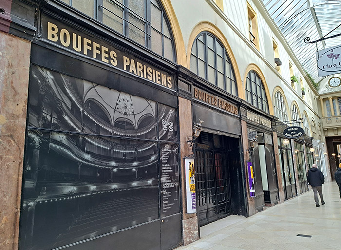passage choiseul bouffes parisiens paris