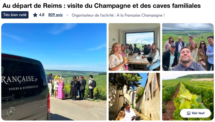 dégustation champagne Epernay